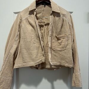 7 For All Man Kind 2 Piece Waffle Shorts Set